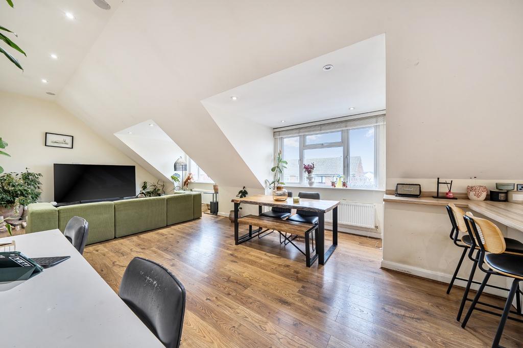 Open-plan living area, open plan living
