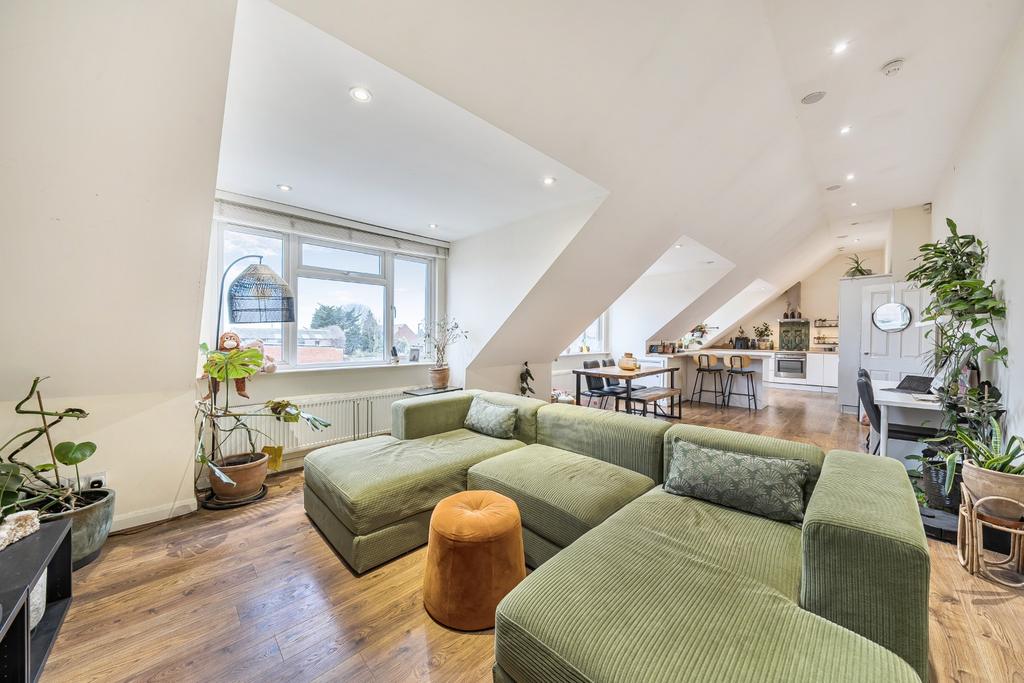 Open-plan living area, open plan living