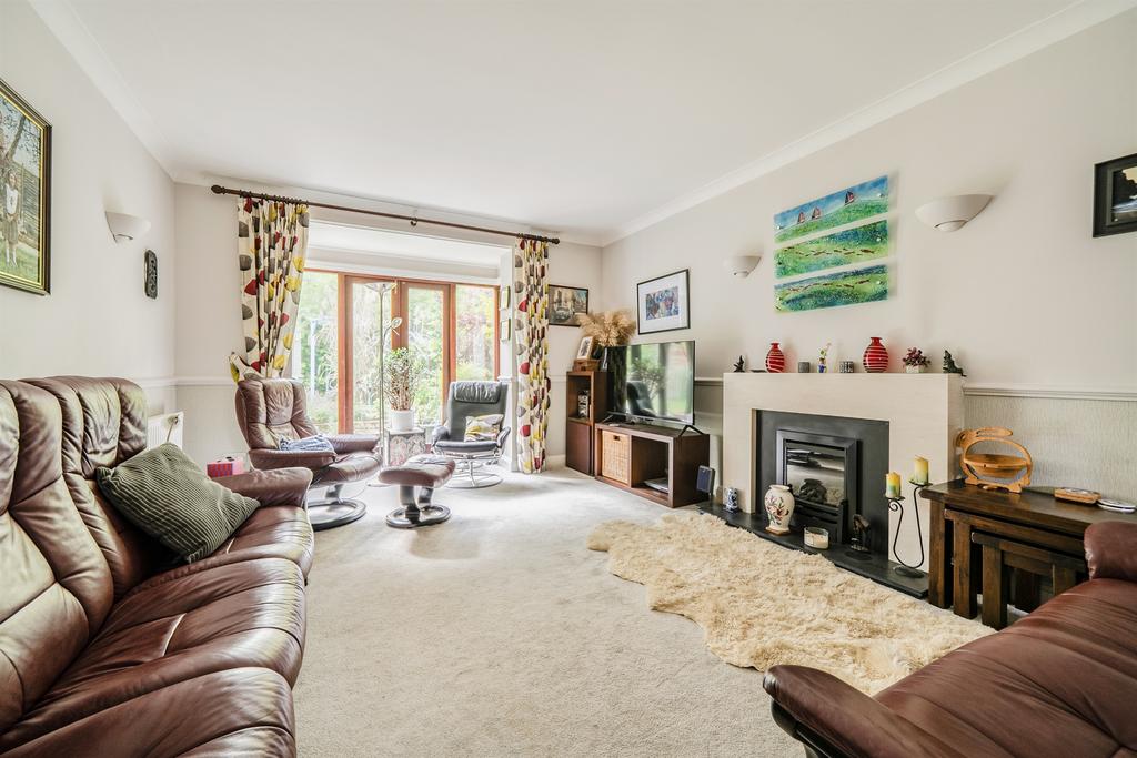 Living room, fireplace