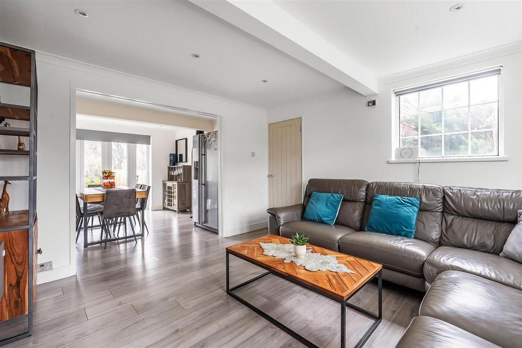 Open-plan living area, open plan living