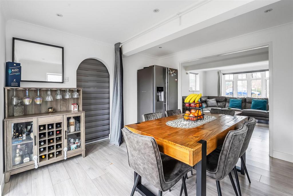 Open-plan living area, open plan living