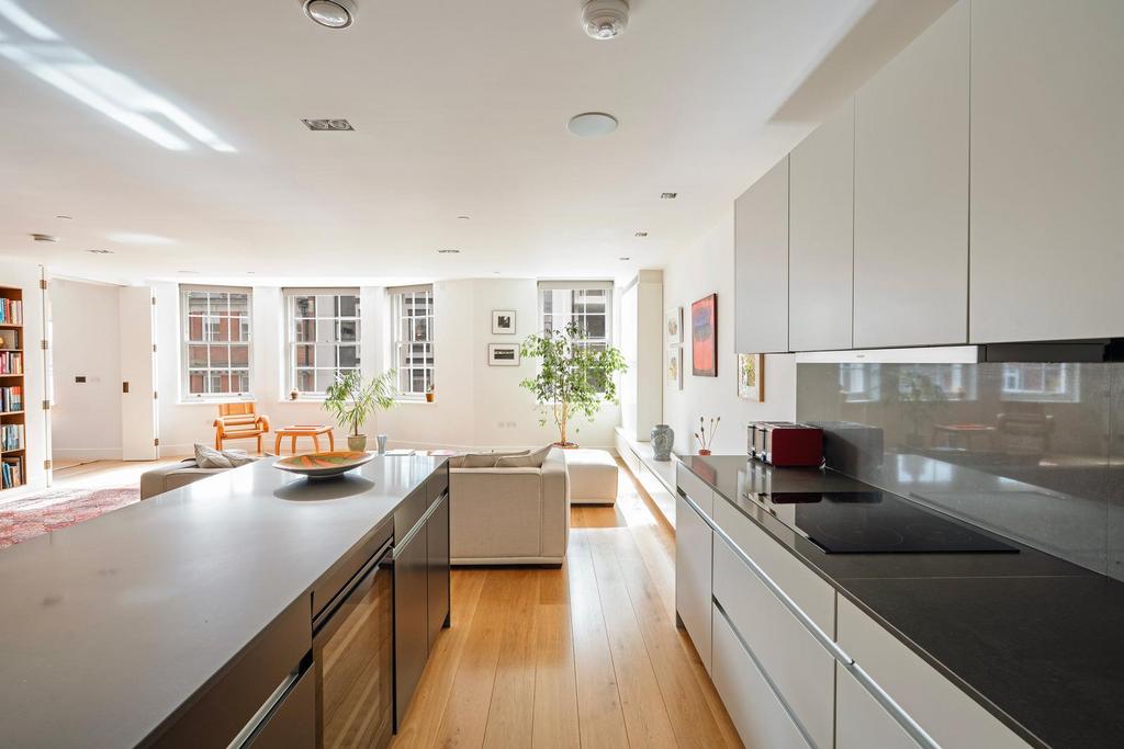 Open-plan living area, open plan living