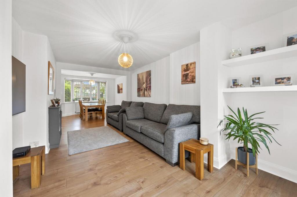 Open-plan living area, open plan living
