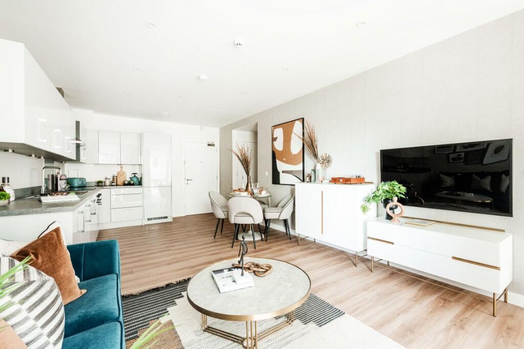 Open-plan living area