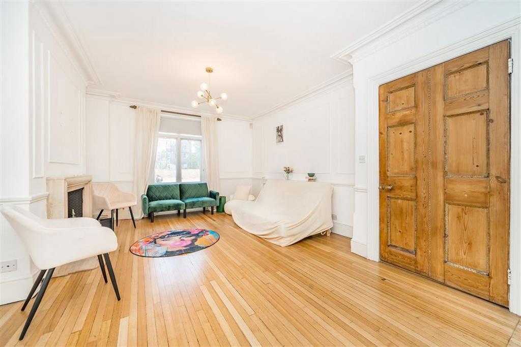 Living room, fireplace