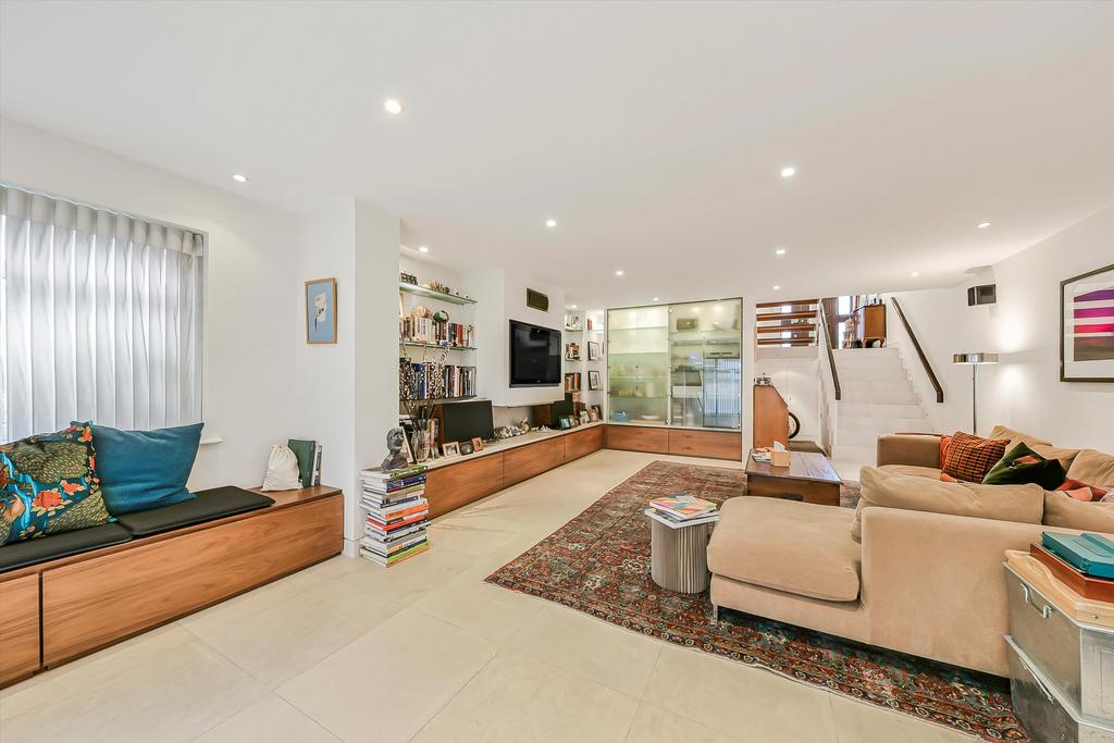 Open-plan living area, open plan living