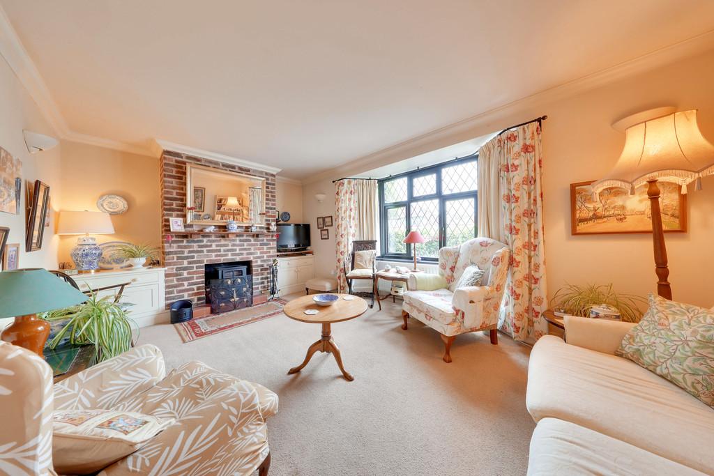 Living room, fireplace