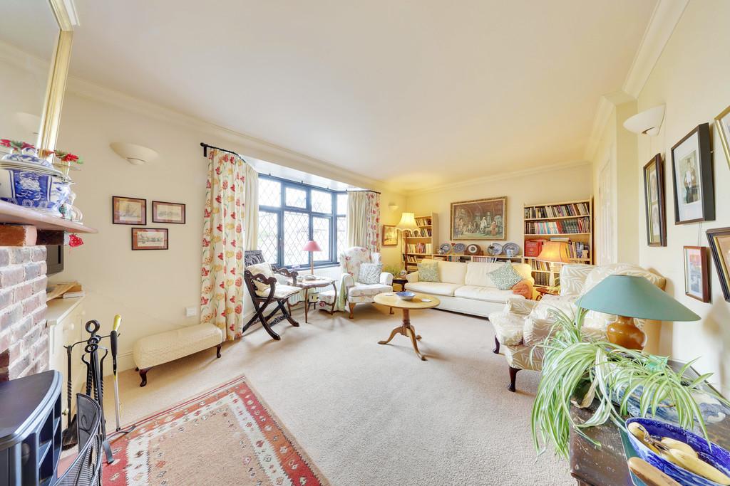 Living room, fireplace