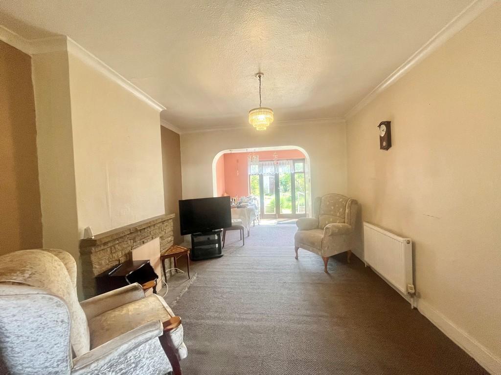 Living room, fireplace