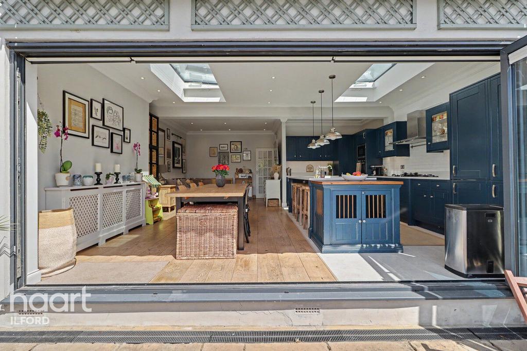 Open-plan living area, open plan living