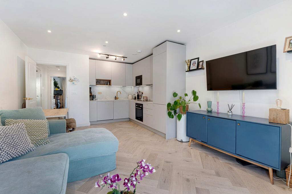 Open-plan living area, open plan living