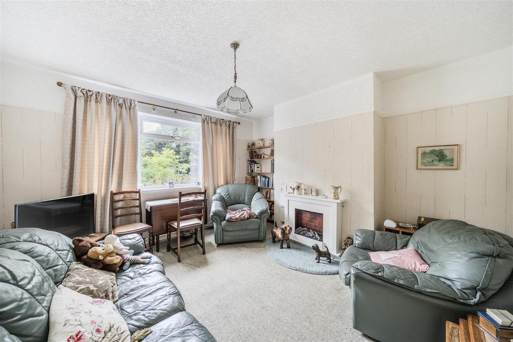 Living room, fireplace