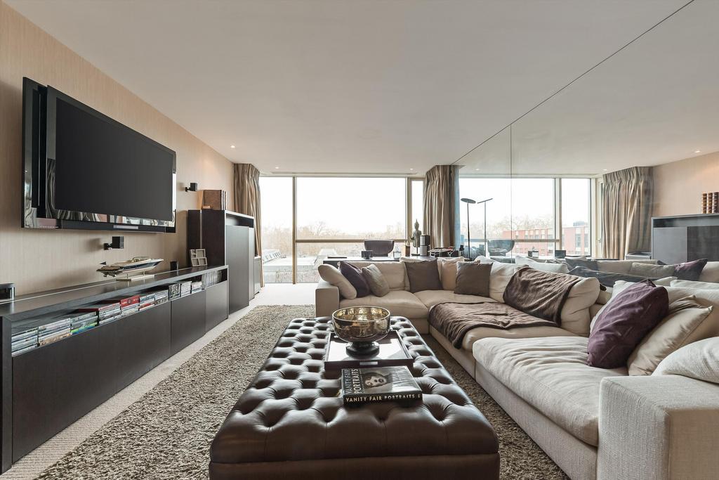 Open-plan living area, open plan living