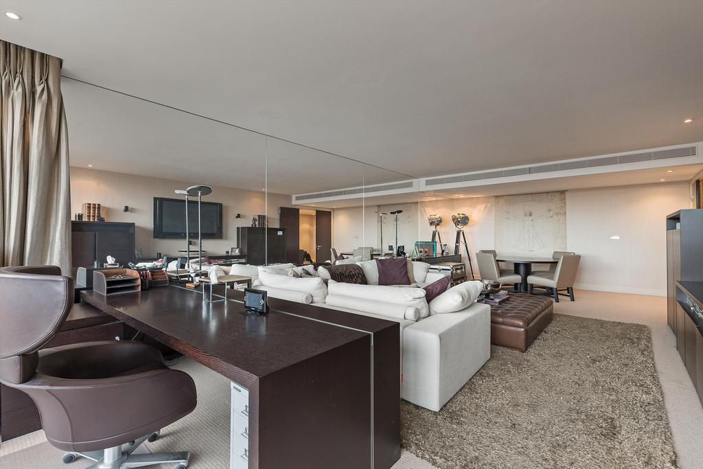 Open-plan living area, open plan living