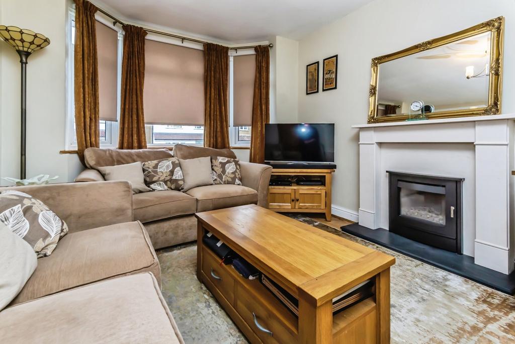 Living room, fireplace