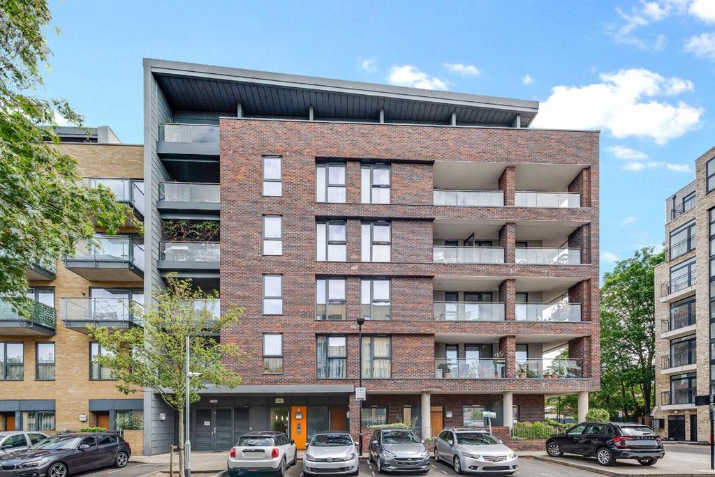 Apartment building facade, block of apartments