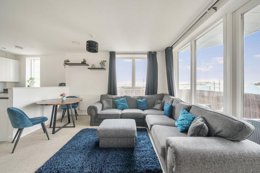 Open-plan living area, open plan living