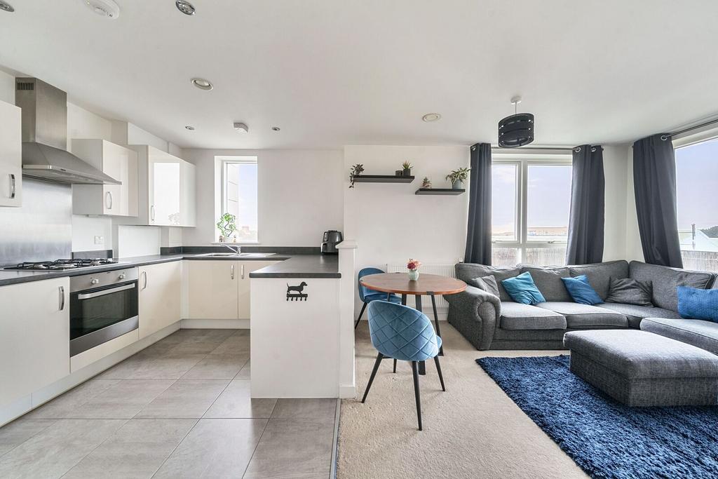 Open-plan living area, open plan living