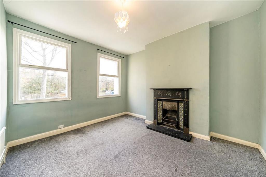 Living room, fireplace