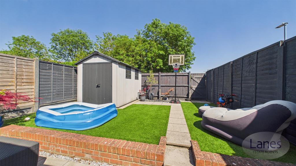 Garden view, out buildings
