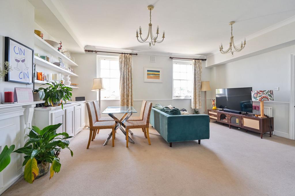 Open-plan living area, open plan living