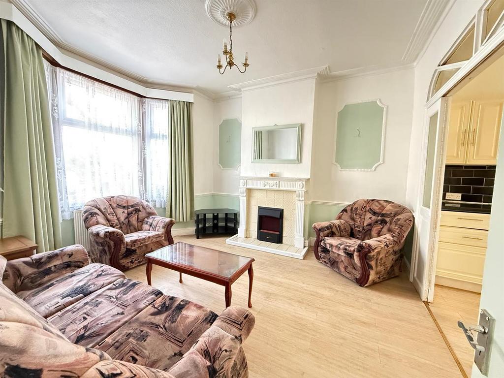 Living room, fireplace