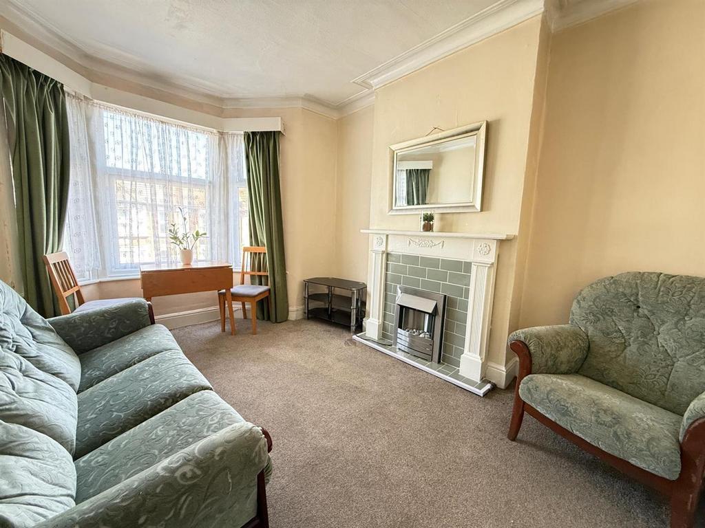 Living room, fireplace