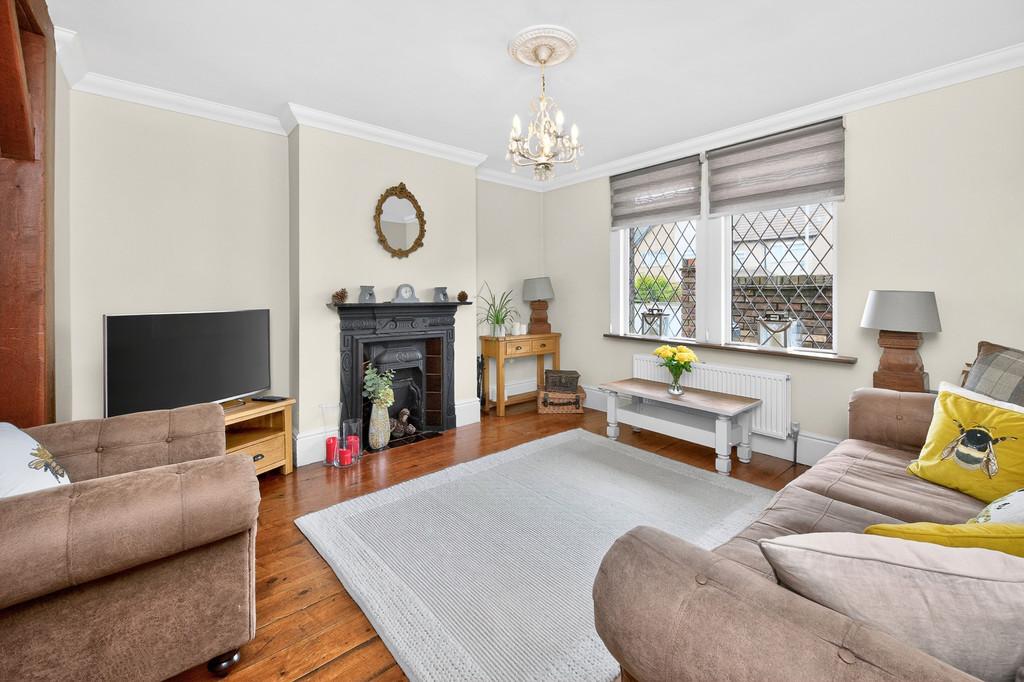 Living room, fireplace