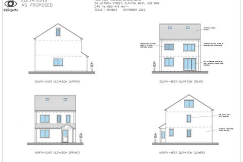 3 bedroom property with land for sale, Building Plot 1, Victoria Street, Clayton West, HD8