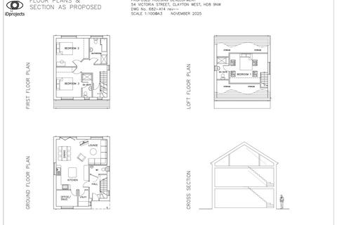3 bedroom property with land for sale, Building Plot 2, Victoria Street, Clayton West, HD8
