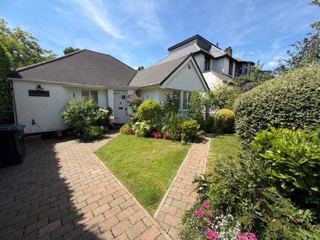 Detached house exterior, driveway, garden