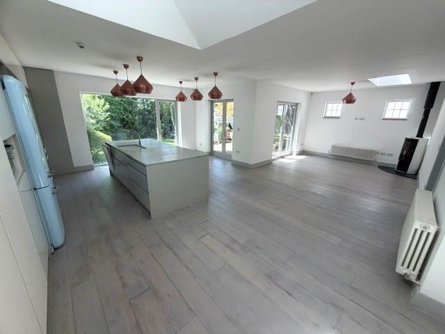 Open-plan living area, open plan living