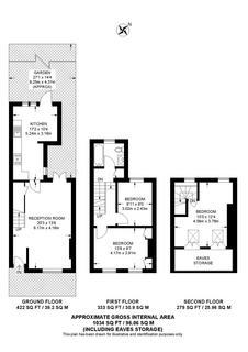 3 bedroom terraced house for sale, Eversleigh Road, London, SW11