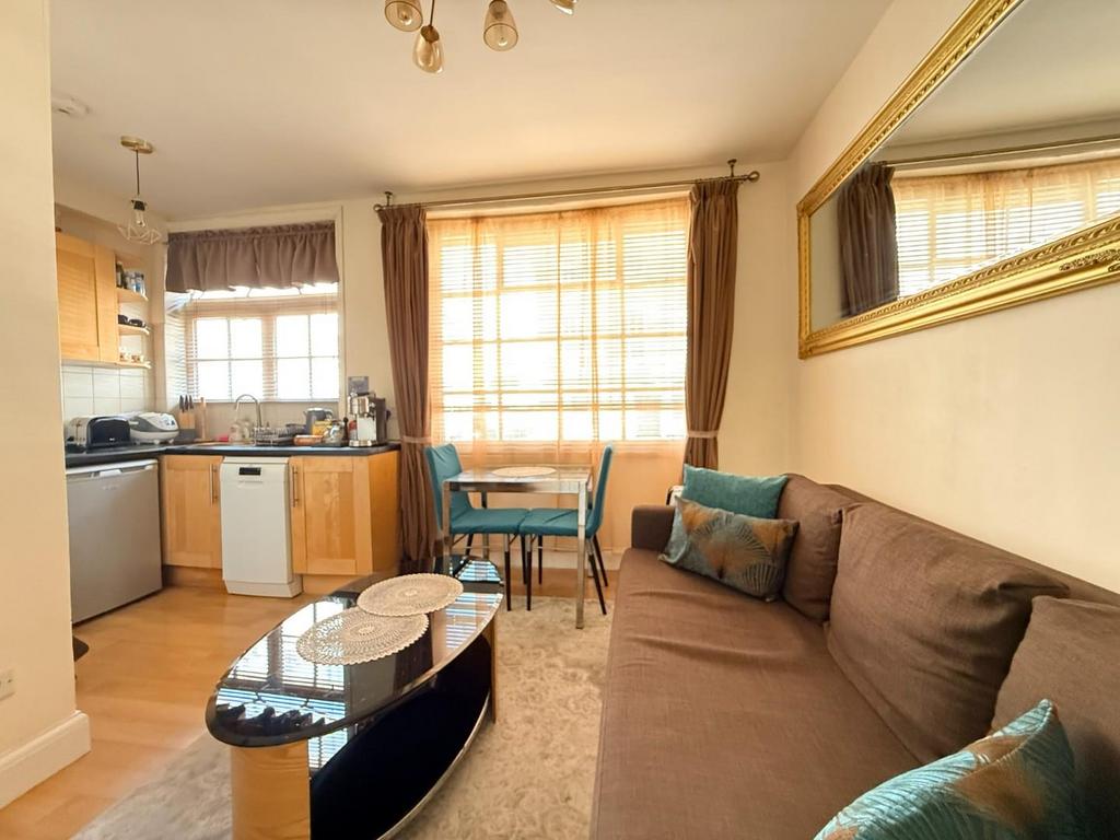 Open-plan living area