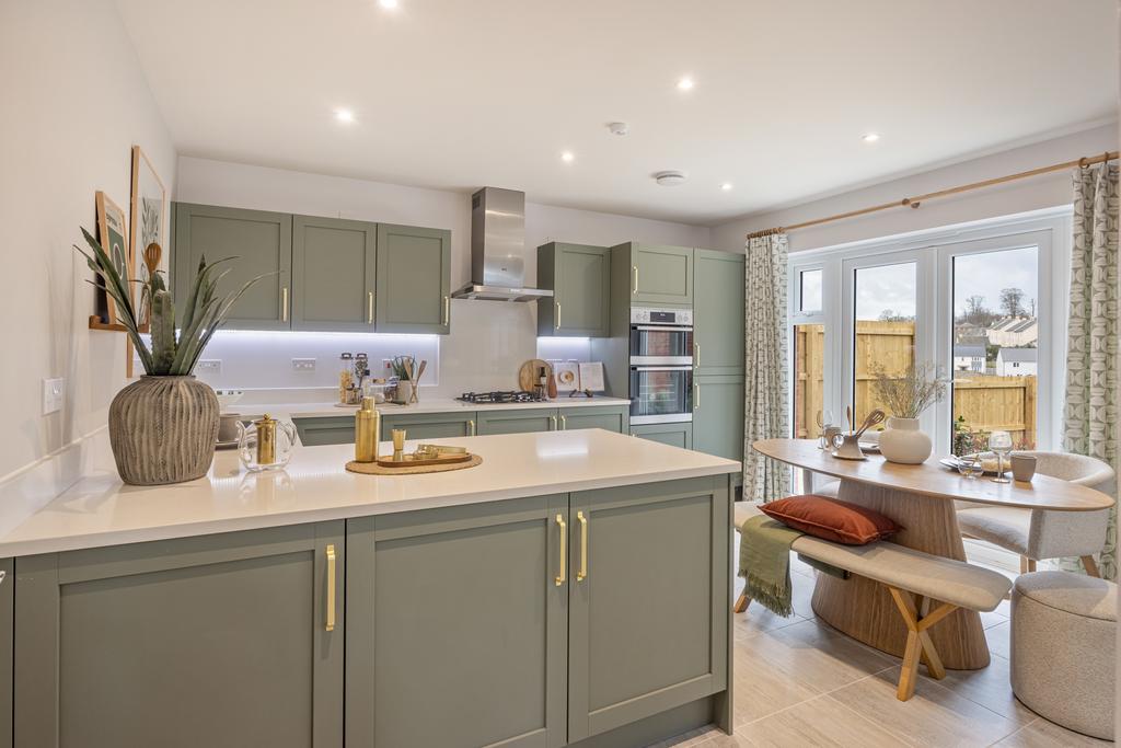 Kitchen, open plan living