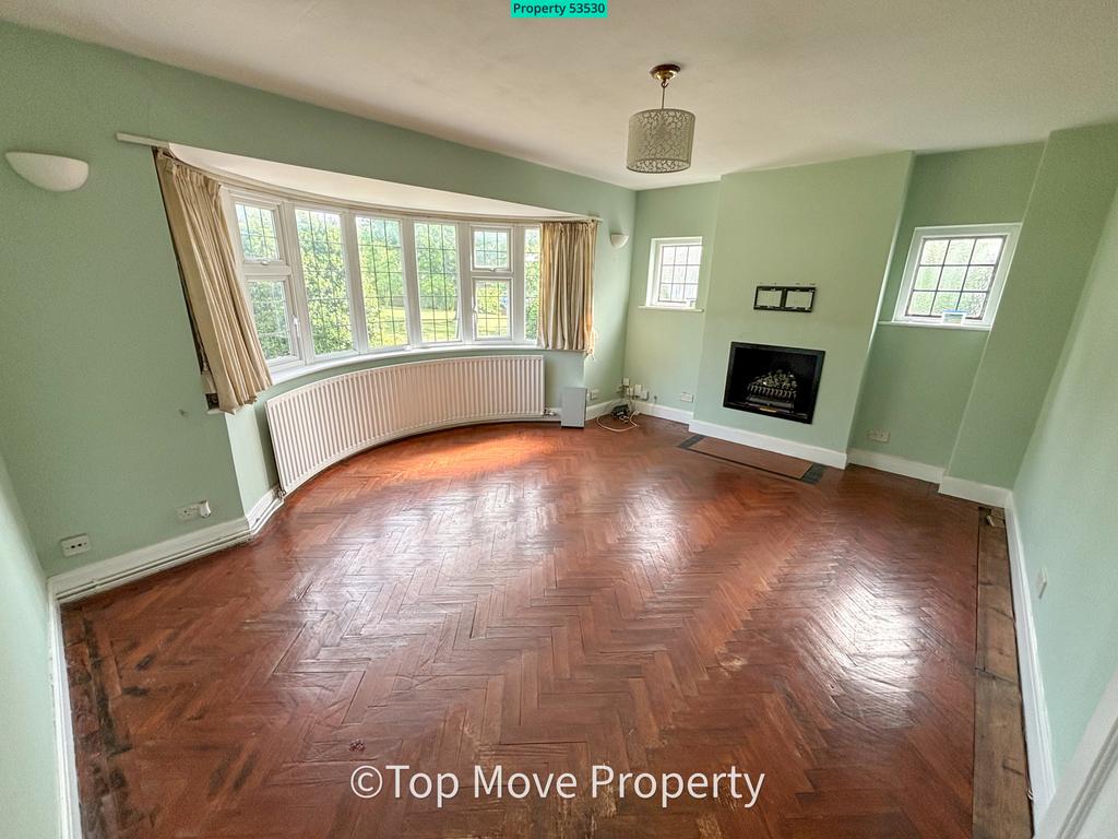 Living room, fireplace