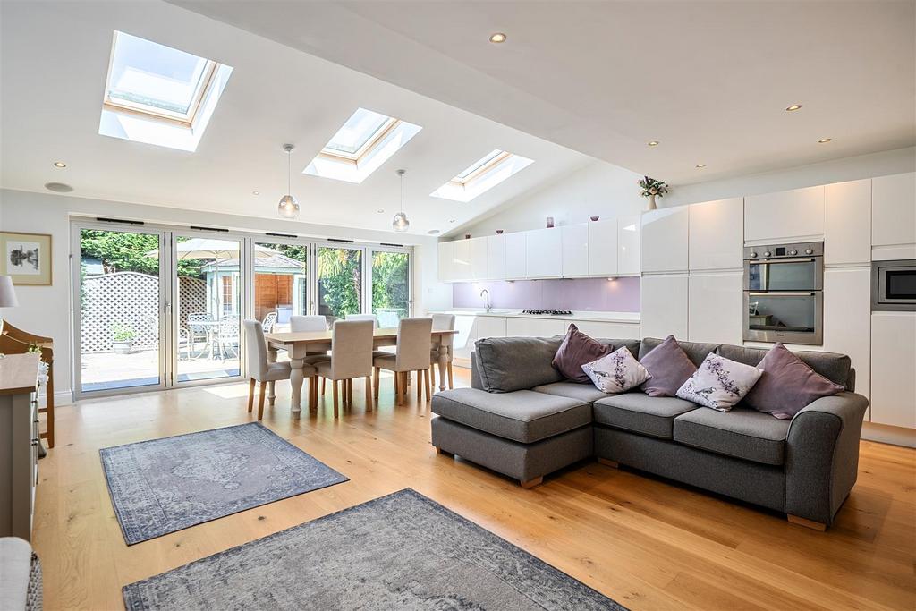 Open-plan living area, open plan living
