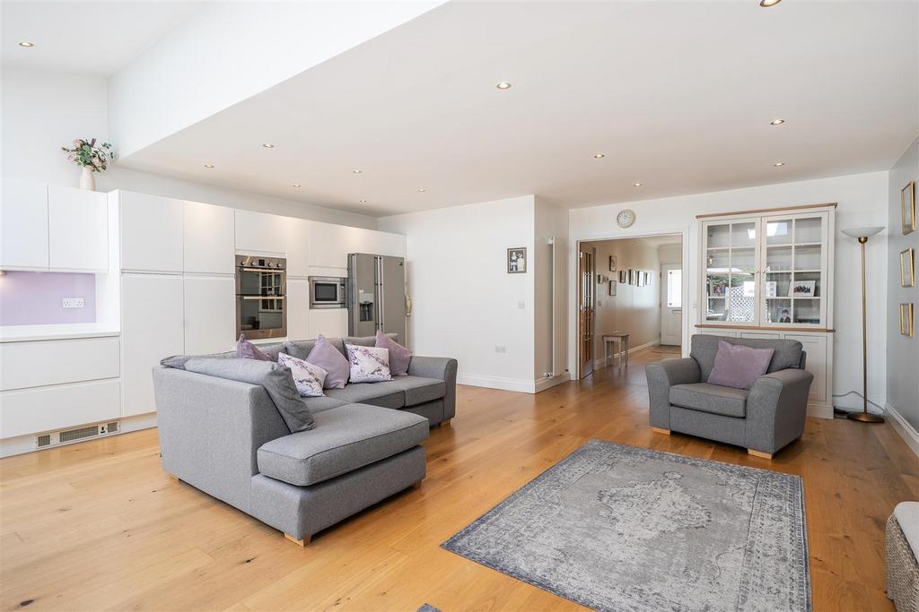 Open-plan living area, open plan living
