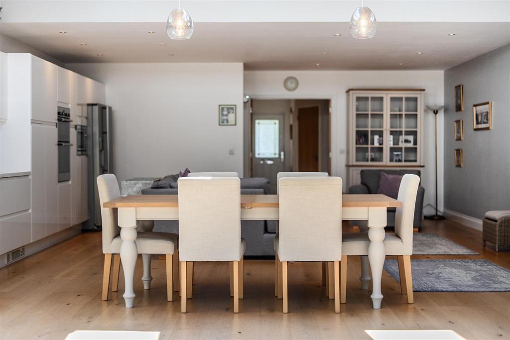 Open-plan living area, open plan living