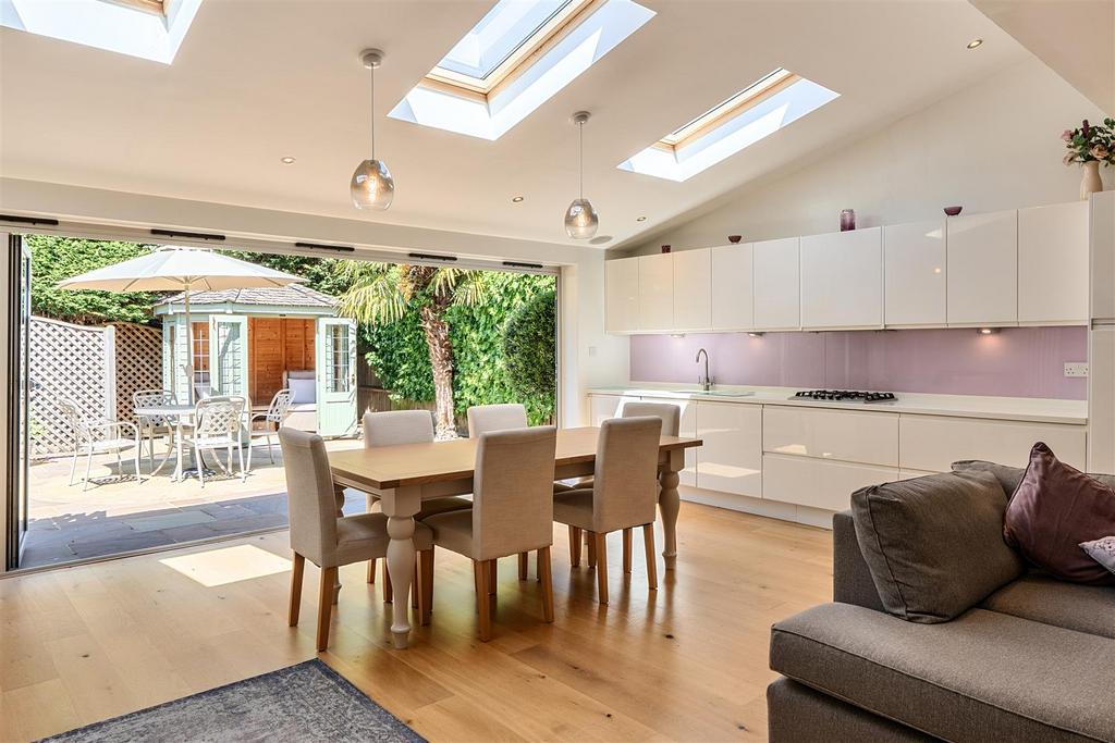 Open-plan living area, open plan living