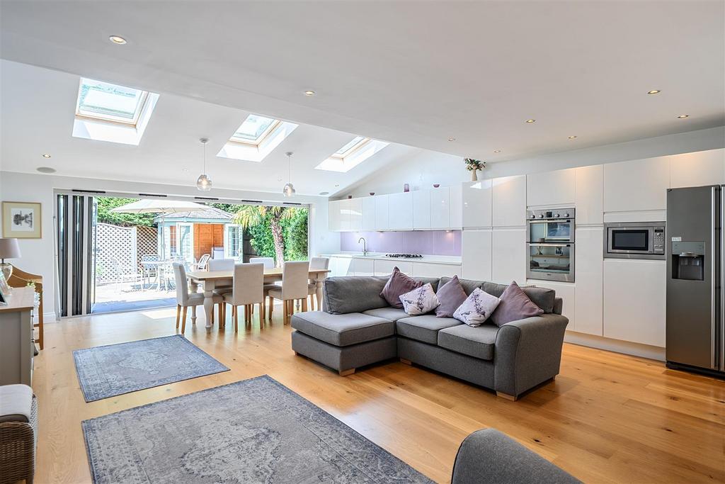 Open-plan living area, open plan living