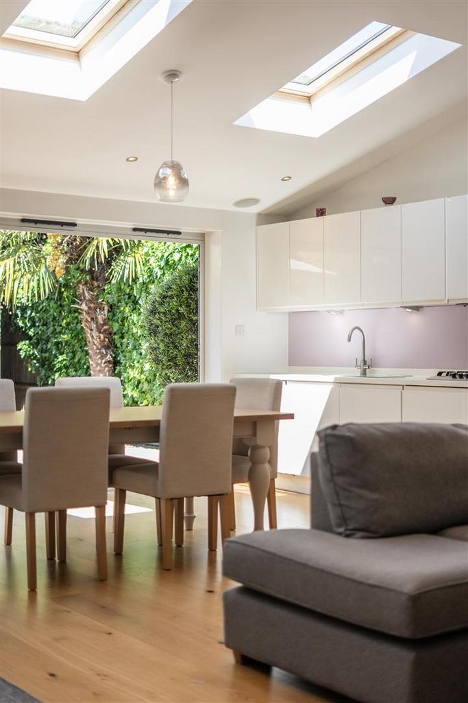 Open-plan living area, open plan living