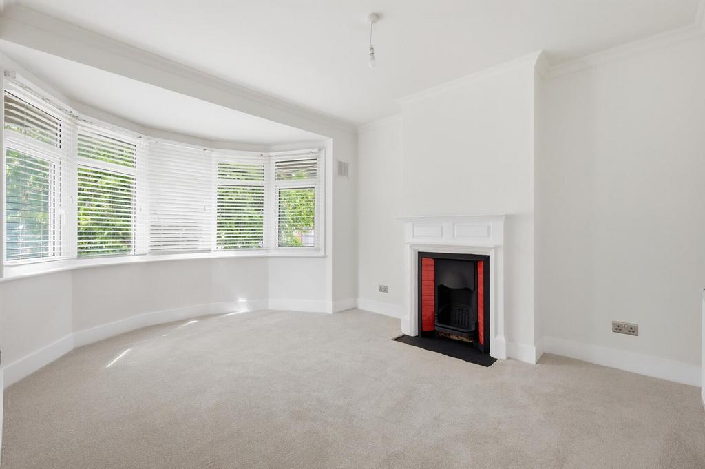 Living room, fireplace