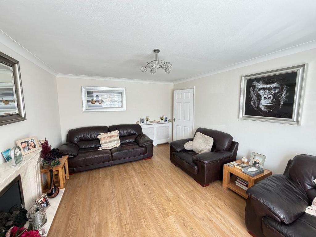 Living room, fireplace