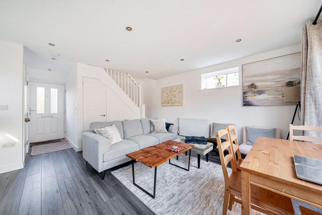 Open-plan living area, open plan living
