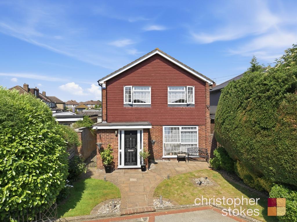 Detached house exterior, garden