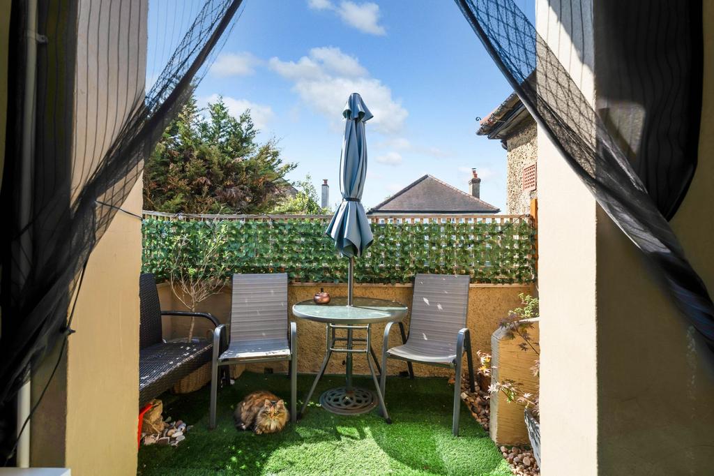 Patio view, garden