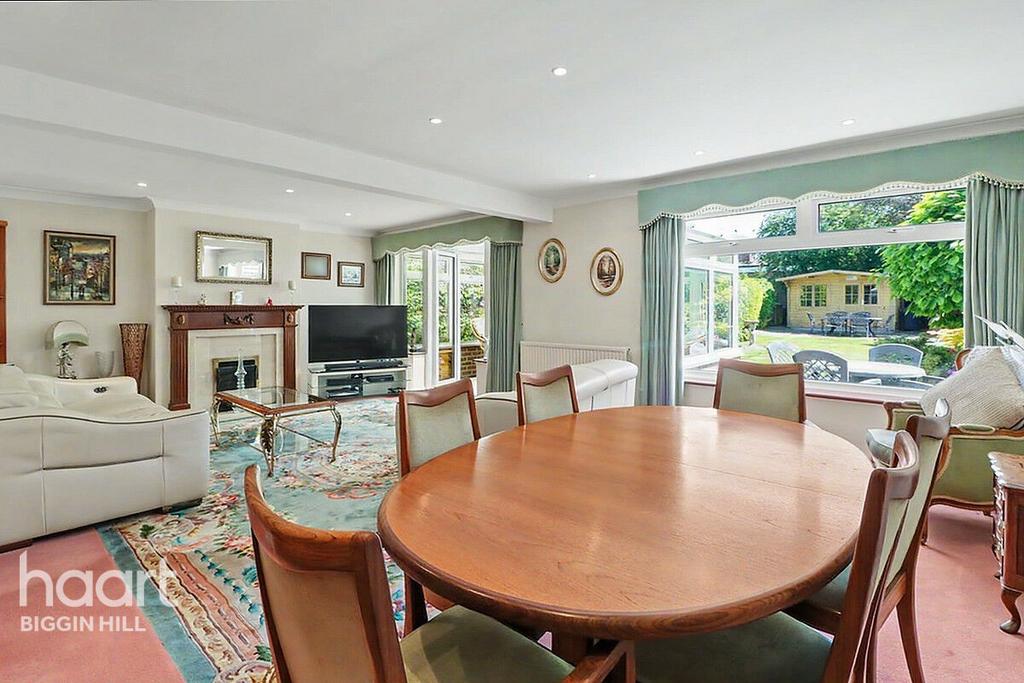 Open-plan living area, open plan living, fireplace