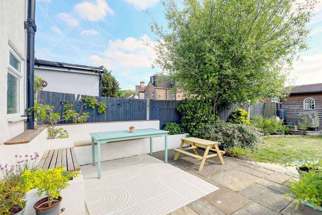 Patio view, garden