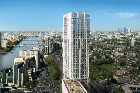 3 bedroom penthouse for sale, Damac Tower, Nine Elms, Bondway, London SW8